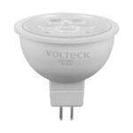 Foco LED MR16 GU5.3 6W (40W) 3000K luz blanca cálida VOLTECK