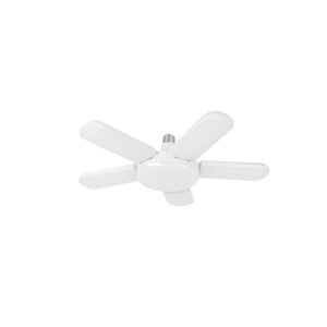 Lámpara LED tipo ventilador 50W, 5 aspas, 6500K, BASIC