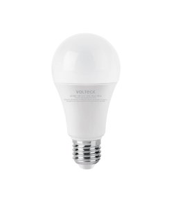 Lámpara LED Volteck A19 9W (equiv. 60W) Luz Cálida - Calidad Premium para Interiores que Ofrece Larga Vida Útil (Clave 47547)