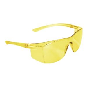 Lentes de Seguridad Truper Ultralite Ámbar - Tecnología de Ligereza Extrema para Uso Prolongado que Proporciona Máximo Confort Durante Jornadas Extensas sin Presión ni Fatiga (Clave 15295)