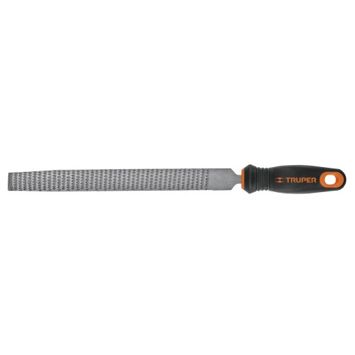 Lima Escofina Truper 10" - Tecnología de Mango Doble Inyección para Trabajos en Madera que Maximiza el Control y Reduce la Fatiga (Clave 11246)