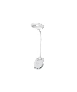 Lámpara Escritorio LED Volteck 4W Recargable con Clip - Portabilidad para Uso en Diferentes Ubicaciones (Clave 49201)