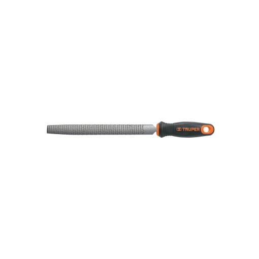 Lima Escofina Truper 8" - Tecnología de Mango Doble Inyección para Aplicaciones Versátiles que Combina Comodidad y Rendimiento (Clave 15321)