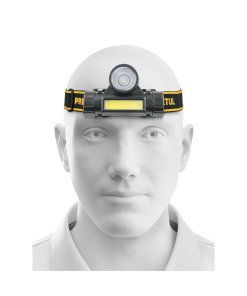 Linterna de Minero LED 180 lm, Con Imán, Recargable, Ideal para Áreas Oscuras, PRETUL Pretul Clave 28256