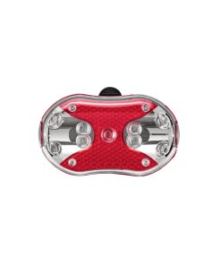 Linterna Trasera Truper para Bicicleta 9 LEDs con 2 Pilas AAA - Tecnología de Visibilidad Crítica para Ciclismo que Aumenta un 300% la Seguridad del Ciclista en Condiciones de Baja Luz (Clave 16797)