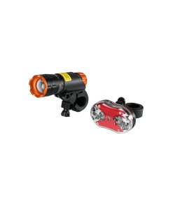 Juego Truper Profesional de Linterna Delantera y Trasera - Tecnología de Iluminación para Bicicleta que Aumenta la Visibilidad y Seguridad en Recorridos Nocturnos (Clave 16798)
