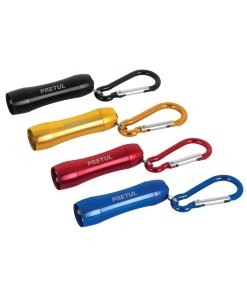 Linternas de 3 LEDs Tipo Llavero, Compactas y Funcionales, Pretul Clave 26003