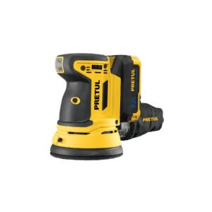 Lijadora roto-orbital 5', 20V, 1 batería 2Ah, PRETUL