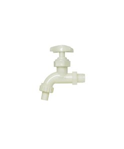 Llave para manguera de plástico de 65g, 1/2', granel, opción ligera para trabajos de jardinería, PRETUL, clave 29030.