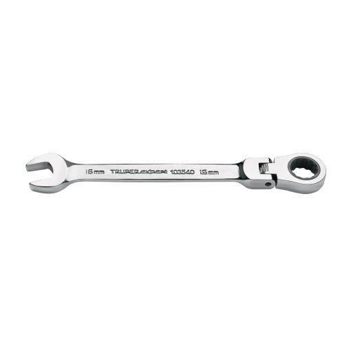 Llave Combinada con Matraca 16 mm Flexible, Precisión y Comodidad en Ajustes Rápidos, clave 103540 - Expert