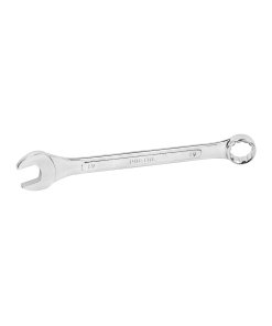 Llave combinada de 19 mm x 230 mm de largo, ideal para ajustes en maquinaria pesada, PRETUL, clave 21913.