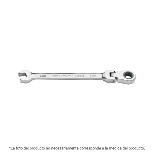 Llave Combinada con Matraca 19 mm Flexible, Herramienta Resistente para Ajustes Complejos, clave 103543 - Expert