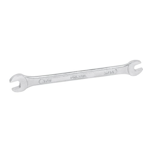 Llave española, 5/16 x 3/8' x 140 mm de largo, versátil para trabajos ligeros de ajuste, PRETUL, clave 21951.