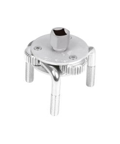 Llave Truper Profesional de 3 Puntos 3" a 4-1/2" - Tecnología de Agarre Múltiple para Filtros de Aceite que Distribuye la Presión Evitando Deformaciones (Clave 14543)