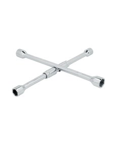 Llave de cruz cromada plegable 14" Surtek LLC14P