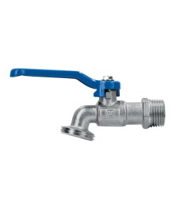 Llave de Esfera de Latón 1/2', 115g, sin adaptador, ideal para sistemas de agua de uso doméstico, clave 45968 - FOSET