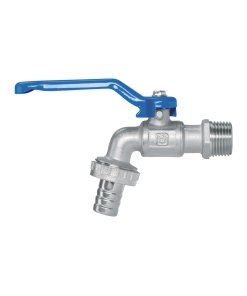 Llave de Esfera de Latón, 140g, Entrada 1/2', ideal para aplicaciones con alta demanda de agua, clave 49083 - FOSET