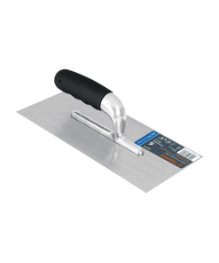 Llana Truper 11" Canto Recto 6 Remaches Mango Comfort Grip - Tecnología de Comodidad Superior para Jornadas Extensas que Previene Lesiones por Esfuerzo Repetitivo sin Sacrificar Precisión en los Acabados (Clave 102775)