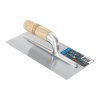 Llana Truper 11" Canto Recto 10 Remaches Mango Madera - Tecnología de Aplicación Tradicional para Maestros Yeseros que Transmite la Sensación Exacta del Material Permitiendo Acabados Artesanales Impecables (Clave 15400)