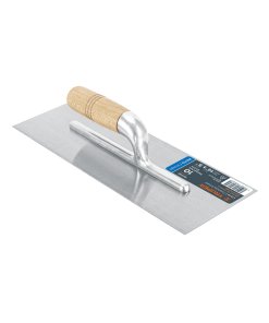 Llana Truper Profesional 14" Canto Recto - Tecnología de Acabado con 10 Remaches y Mango de Madera para Trabajos de Albañilería que Proporciona Superficies Perfectamente Niveladas (Clave 103038)