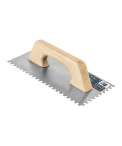 Llana Truper 11" Dentado Cuadrado 1/4" Tipo Español Mango Madera - Tecnología de Experiencia Europea para Aplicaciones Decorativas que Permite Crear Patrones Uniformes con la Tradición de los Maestros Artesanos (Clave 11525)