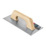 Llana 11' dentado triangular, tipo español, mango madera