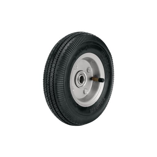 Rueda Neumática Truper 8" para Eje Lateral - Tecnología de Rodamiento Suave para Manejo Fácil en Espacios Reducidos (Clave 45901)
