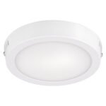 Luminario de LED de sobreponer redondo 12 W, luz fría Surtek LLS12R