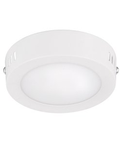 Luminario de LED de sobreponer redondo 6 W, luz fría Surtek LLS6R
