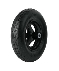 Llanta Truper Profesional Completa Neumática Lisa 16" - Tecnología de Rodamiento con Eje y Baleros Incluidos para Desplazamiento Suave que Optimiza el Rendimiento en Superficies Planas (Clave 11858)
