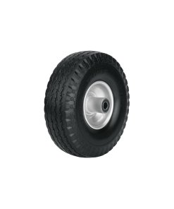 Rueda Imponchable Truper 10" para Eje Lateral - Tecnología de Material Compuesto para Resistencia Extrema en Equipos de Jardinería (Clave 45911)