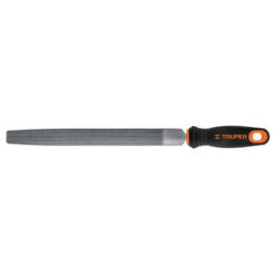 Lima media caña bastarda 10' con mango Comfort Grip, TRUPER