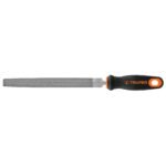 Lima media caña bastarda 8' con mango Comfort Grip, TRUPER