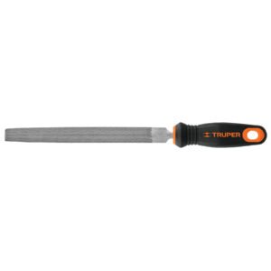Lima media caña bastarda 8' con mango Comfort Grip, TRUPER