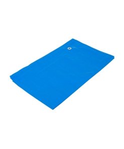 Lona de polietileno de 1.5 x 2 m, azul, 110 g/m2, ideal para protección y cobertura en exteriores, PRETUL, clave 23777.