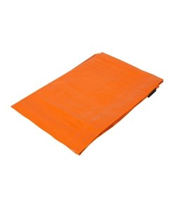 Lona de polietileno 3 x 3 m, naranja, 110 g/m2, protección confiable para exteriores, PRETUL clave 23756