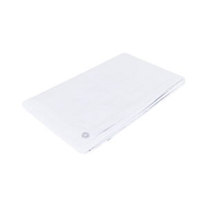 Lona de polietileno 3 x 5 m, blanca, 110 g/m2, PRETUL