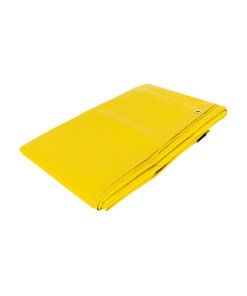 Lona de polietileno 3 x 6 m, amarilla, 110 g/m2, opción ligera para protección contra el sol, PRETUL clave 26163