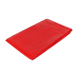 Lona de polietileno 4 x 4 m, roja, 110 g/m2, ideal para protección en exteriores, PRETUL clave 26153