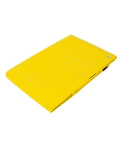 Lona de polietileno 4 x 6 m, amarilla, 110 g/m2, alta resistencia para aplicaciones exteriores, PRETUL clave 23743