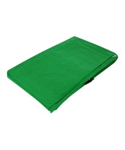 Lona de polietileno 4 x 6 m, verde, 110 g/m2, opción de alta calidad para protección en exteriores, PRETUL clave 23751