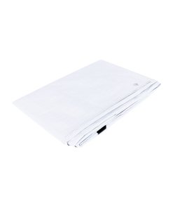Lona de polietileno 5 x 5 m, blanca, 110 g/m2, durabilidad excelente para cubrimientos en exteriores, PRETUL clave 26140