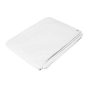 Lona de polietileno 5 x 6 m, blanca, 110 g/m2, PRETUL
