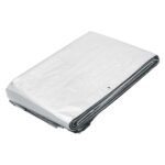 Lona de polietileno 6 x 12 m, blanca, 110 g/m2, PRETUL