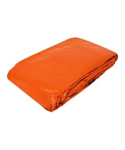 Lona de Polietileno 6 x 12 m, Naranja, 110 g/m², Alta Visibilidad y Resistencia, PRETUL Pretul Clave 23761