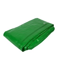 Lona de Polietileno 6 x 12 m, Verde, 110 g/m², Perfecta para Cobertura al Aire Libre, PRETUL Pretul Clave 23753