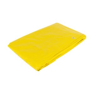 Lona de Polietileno 6 x 6 m, Amarilla, 110 g/m², Resistente para Uso en Exteriores, PRETUL Pretul Clave 26161