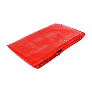 Lona de Polietileno 6 x 6 m, Roja, 110 g/m², Resistente para Proyectos de Exterior, PRETUL Pretul Clave 26155