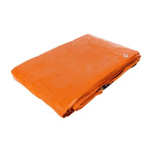 Lona de Polietileno 6 x 9 m, Naranja, 110 g/m², Visibilidad Alta para Uso Profesional, PRETUL Pretul Clave 26144