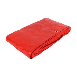 Lona de Polietileno 6 x 9 m, Roja, 110 g/m², Protección Eficaz para Uso Exterior, PRETUL Pretul Clave 26156